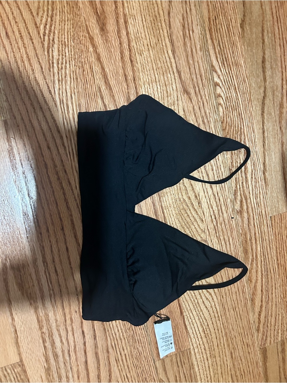 l*space Black Triangle Bikini Top